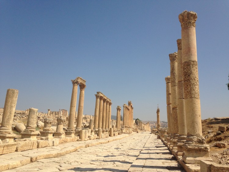 Greco-Roman ruins at Jerash