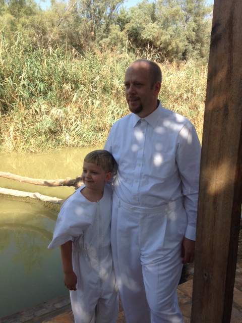 Hunter and his dad Vince