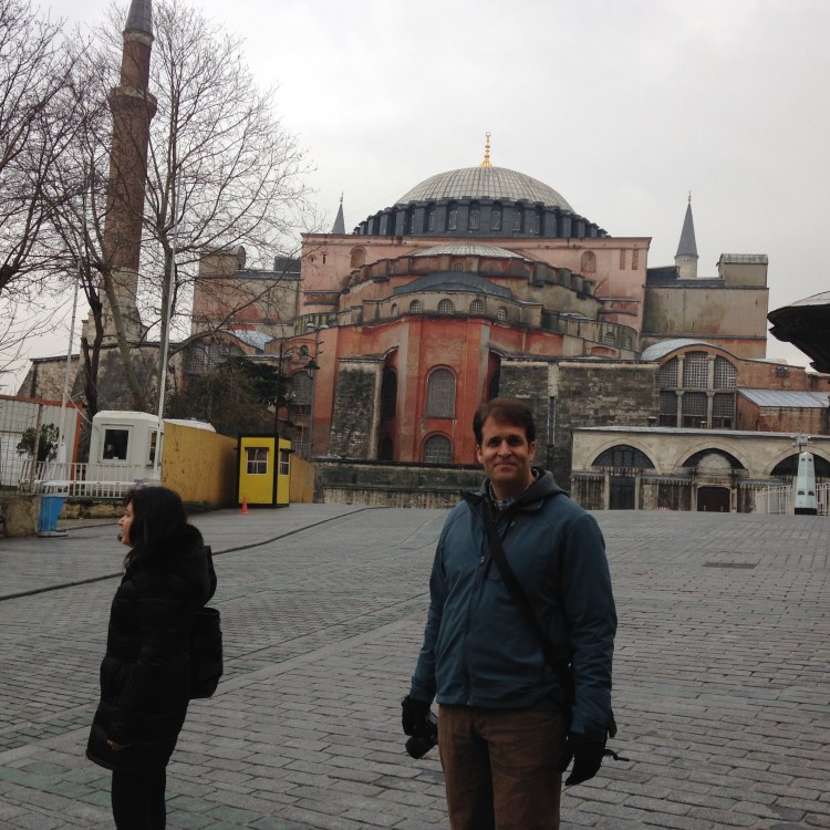 Construction began on the Hagia Sophia in 537 A.D.